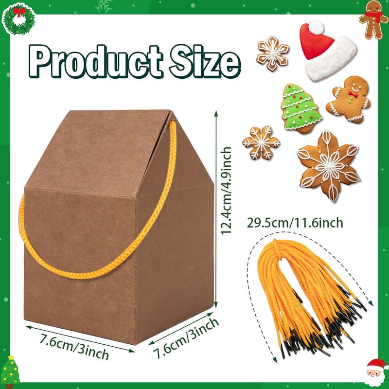 80UncleKimby 50Pcs Christmas Gingerbread House Kit - Image 3