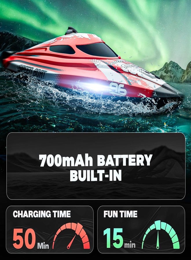 BEZGAR RC Boat TX126-12 Inch Remote Control Boat for Lakes and Pools - Image 3