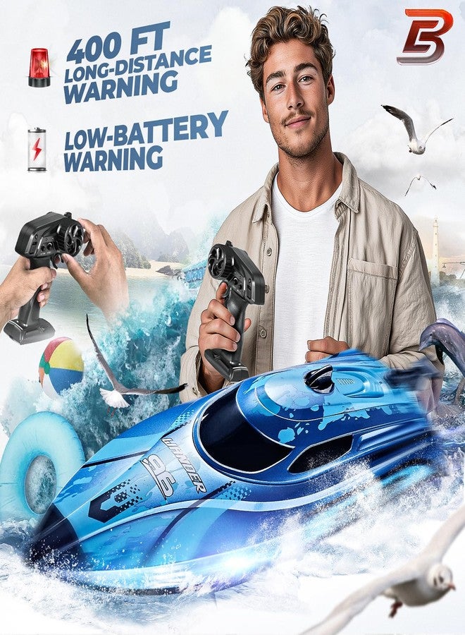 BEZGAR RC Boat TX126-12 Inch Remote Control Boat for Lakes and Pools - Image 4