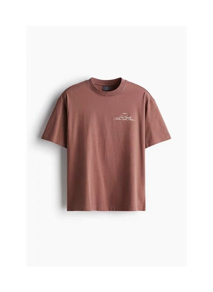 H and M - New HM Casual Loose Cotton Short Sleeved Shirt - Image 1