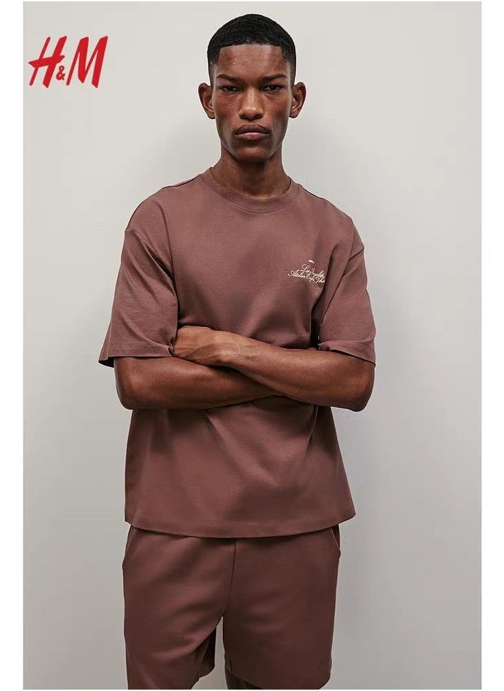 H and M - New HM Casual Loose Cotton Short Sleeved Shirt - Image 1