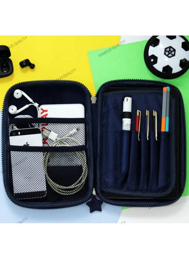Famous Quality FAMOUS QUALITY Ethylene Vinyl Acetate (Eva) Stylish 3D-Premium Pencil Boxes For Boys Fcb Football Club 3D Eva Hardtop Pencil Pouches For Girls And Boys (Rainbow Color), Multicolor  - Image 3