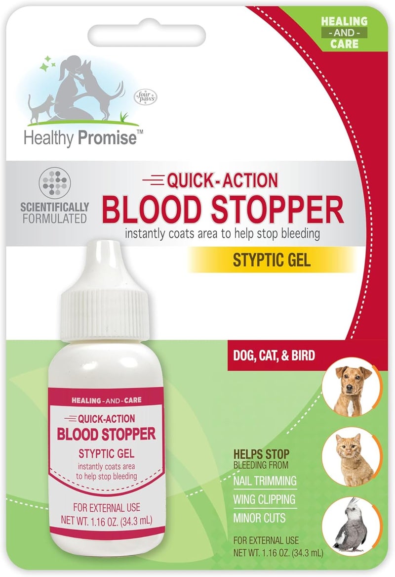 Four Paws Healthy Promise Quick-Action Blood Stopper Gel for Pets - 1.16 Oz. - Image 1