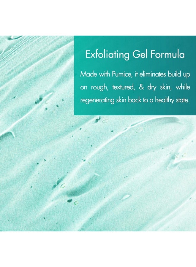 سبا ريدي مقشر جل الخفاف بالنعناع والأوكالبتوس 16 أونصة مانيكير وباديكير ومقشر للجسم غني بحمض الهيالورونيك والأحماض الأمينية والبانثينول ومستخلص السنفيتون - Image 4