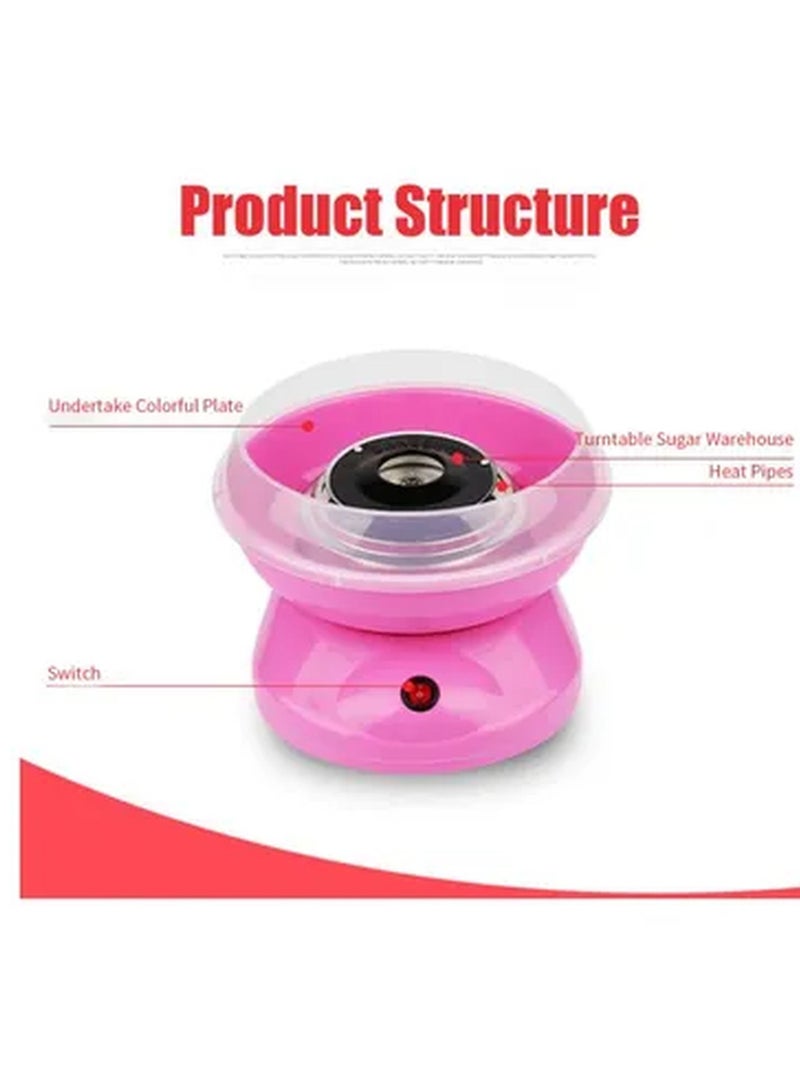 Rabos Cotton Candy Floss Machine 500W 500 W H32036EU-P Pink/Black/Clear  - Image 4