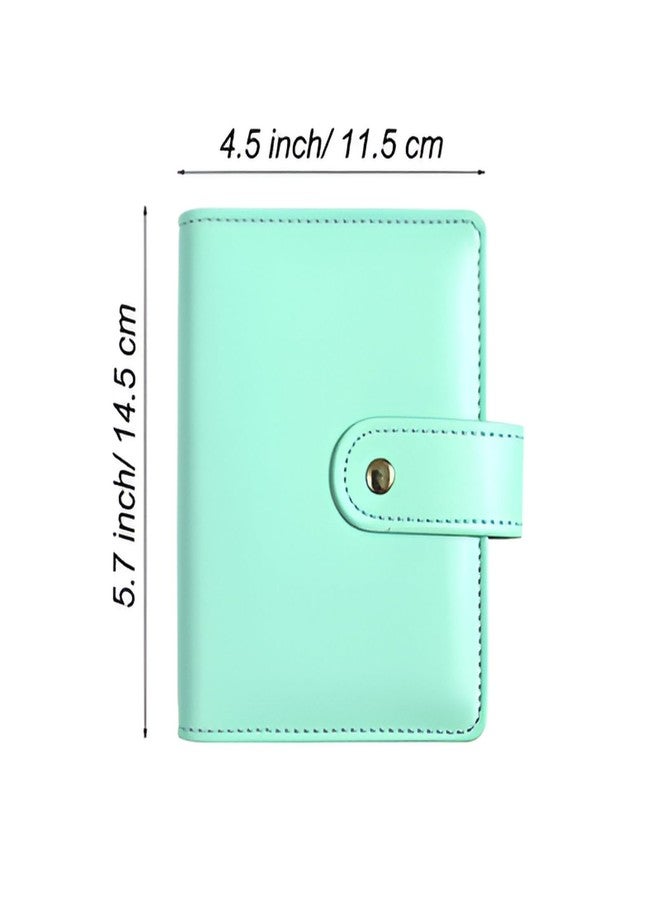 eleger A7 Budget Binder Set - Mini Money Organizer for Cash Saving, Cash Stuffing Envelope System, Planner Binders with Pockets, Sheets and Stickers, Green - Image 2