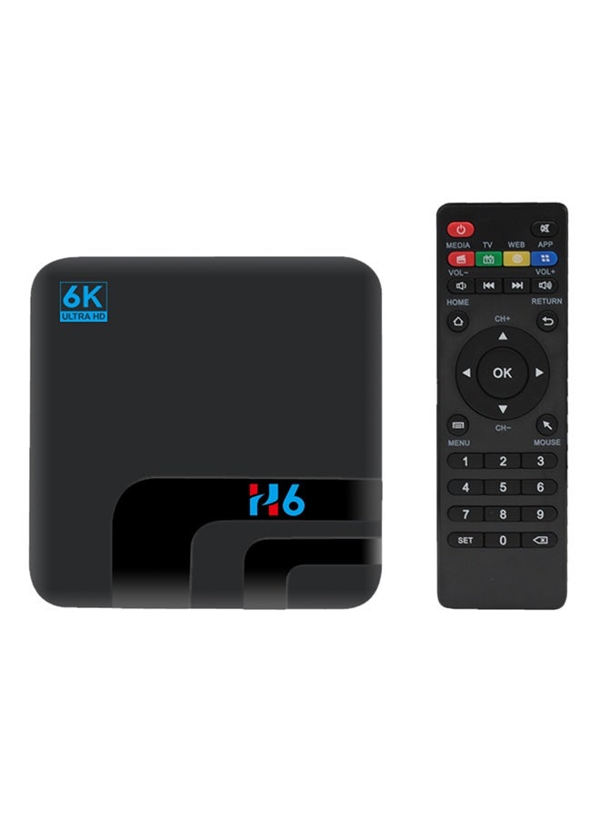 H6 Intelligent STB Set Top Box Wifi TV Receiver V6335 Black  - Image 1