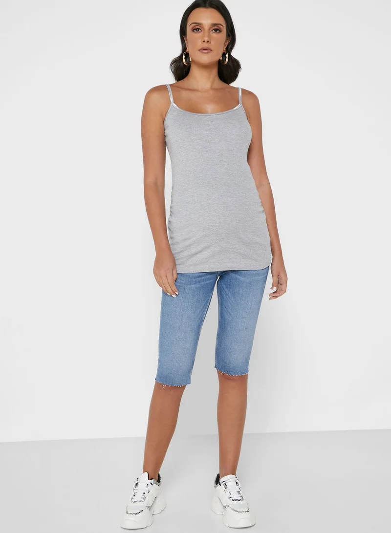 River Island Maternity Denim Cycling Shorts