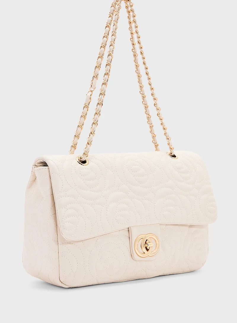 ELLA Rose Floral Embroidered Crossbody Bag