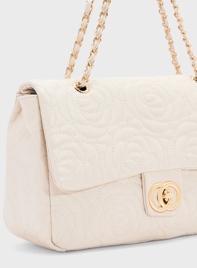 ELLA Rose Floral Embroidered Crossbody Bag