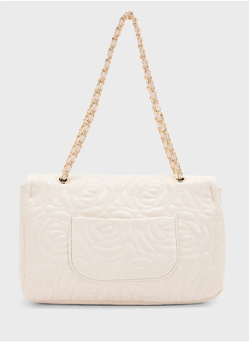 ELLA Rose Floral Embroidered Crossbody Bag