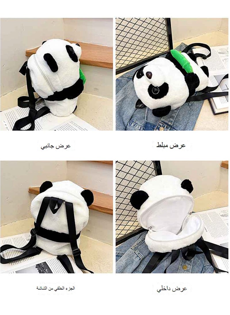 Cute plush panda backpack with high-quality fabric that is soft and durable. Perfectly sized, multi-pocket design. Cute panda shape with adjustable shoulder straps. It's both a practical backpack and a great gift for shopping, traveling, and more. Choose it and enjoy quality, fashion and convenience.