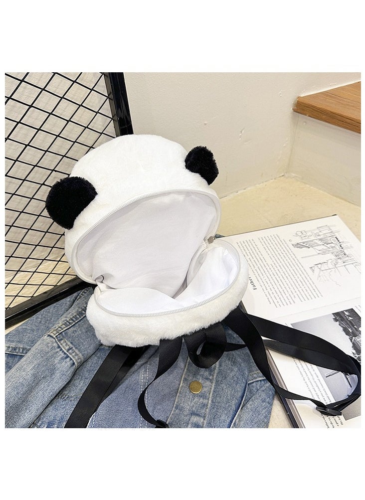 Cute plush panda backpack with high-quality fabric that is soft and durable. Perfectly sized, multi-pocket design. Cute panda shape with adjustable shoulder straps. It's both a practical backpack and a great gift for shopping, traveling, and more. Choose it and enjoy quality, fashion and convenience.