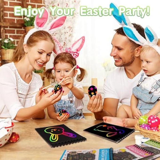 3 PACK RAINBOW SCRATCH ART, SCRATCH ART FOR KIDS, SCRATCH ART PARTY BAG FILLERS, RAINBOW MAGIC HANDMADE TOYS GAMES PAPER, DIY SET 3-12 YEARS OLD GIRLS AND BOYS KIDS BIRTHDAY PARTY GAMES - Image 5