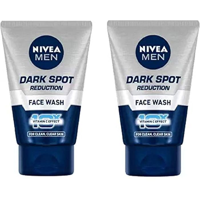 Nivea For Men Advanced Whitening Dark Spot Reduction Face Wash, 100ml (Pack Of 2)