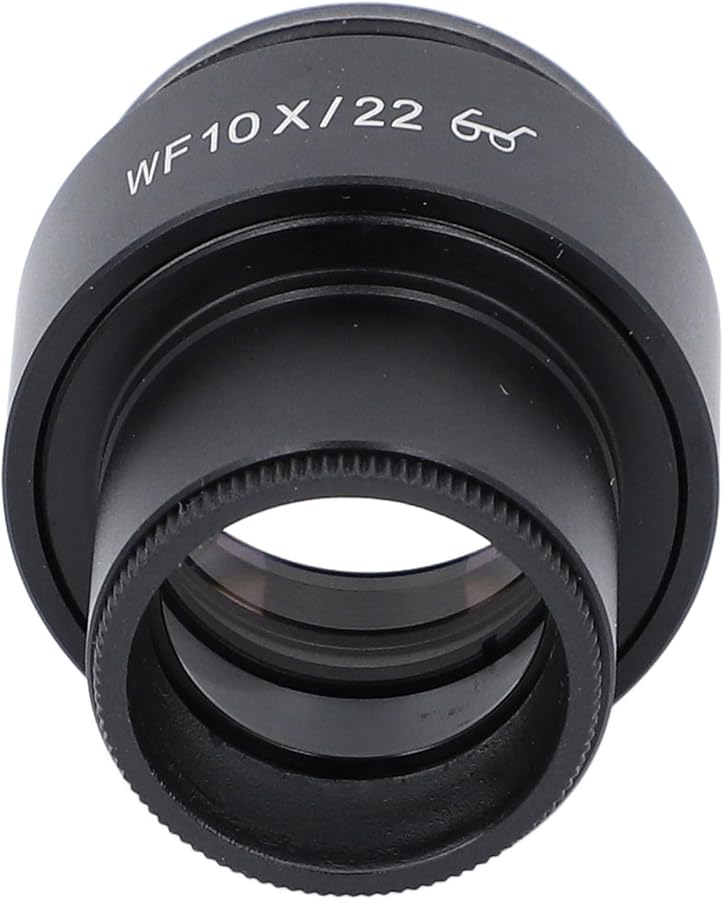 KP WF10X Microscope Eyepiece 10X Wide Field Optical Lens 22mm High Eye Spot Diopter Adjustment 30mm Mount - Image 5