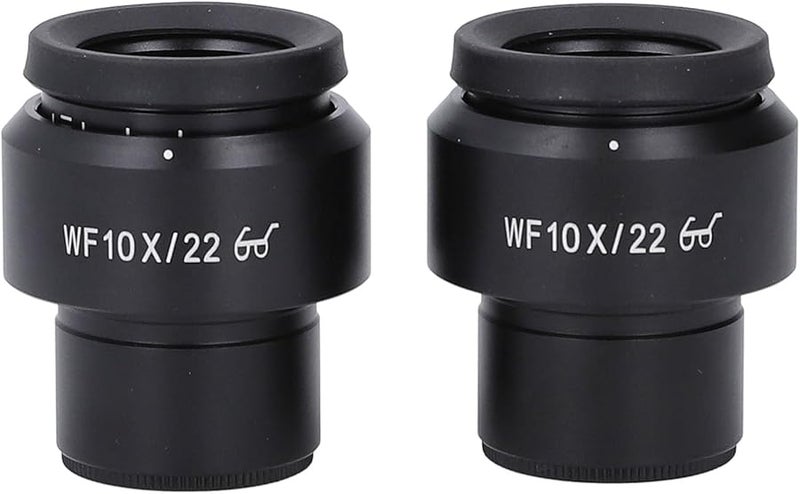 KP WF10X Microscope Eyepiece 10X Wide Field Optical Lens 22mm High Eye Spot Diopter Adjustment 30mm Mount - Image 2