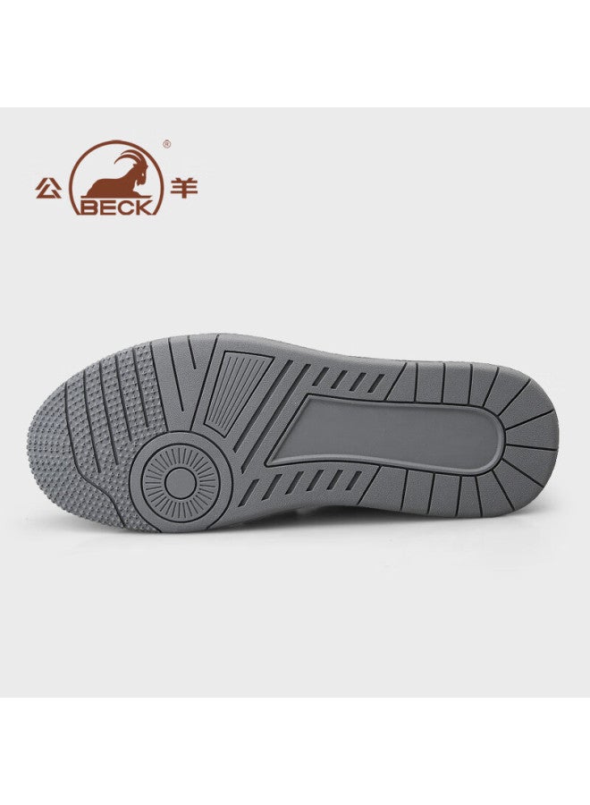 Gongyang Men's Summer Breathable Casual Shoes, Versatile Flat Outdoor Sports Shoes, Black, Size 39