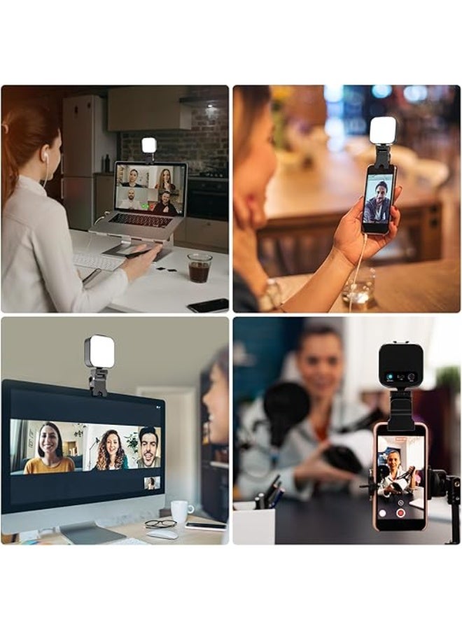64 LED Mobile Phone Selfie Light – 5 Adjustable Light Modes Clip-On Photo & Video Light – Portable Rechargeable Camera Light for Phone, Laptop & Daily Use - Image 5