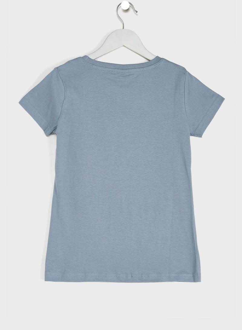 Kids Mickey Print T-Shirt