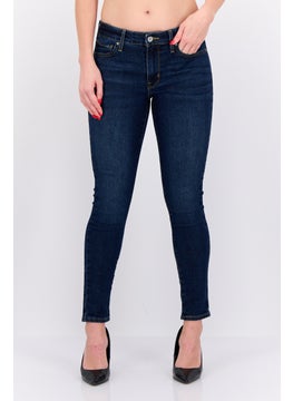 Levi's Women Skinny Fit Dark Wash Stretchable Denim, Blue  - Image 1