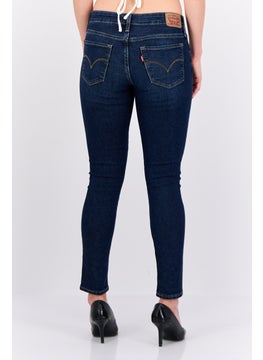 Levi's Women Skinny Fit Dark Wash Stretchable Denim, Blue  - Image 3