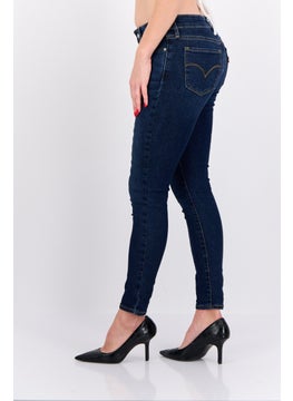 Levi's Women Skinny Fit Dark Wash Stretchable Denim, Blue  - Image 2