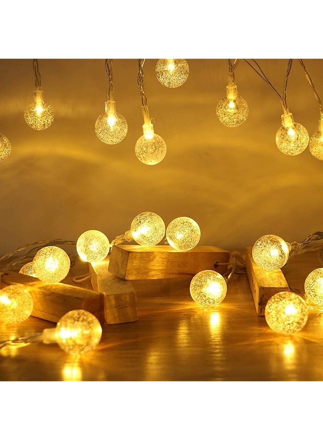 The Bros Crystal Globe Ball Lights - 20 LED, 5m String Lights  - Image 1