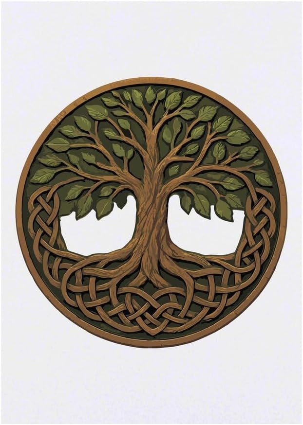 Celtic Tree of Life Temporary Tattoo Water Resistant SkinSafe NonToxic Transfer TO00088299