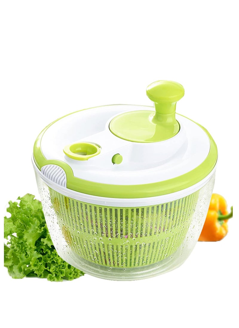 JAJEEK Dryer Salad Spinner 5L – Lettuce Spinner with Lid Lock, Rotary Handle, Quick Dry Off for Vegetables, Quick Food Prep, Kitchen Rotate for Efficient Drying  - Image 1