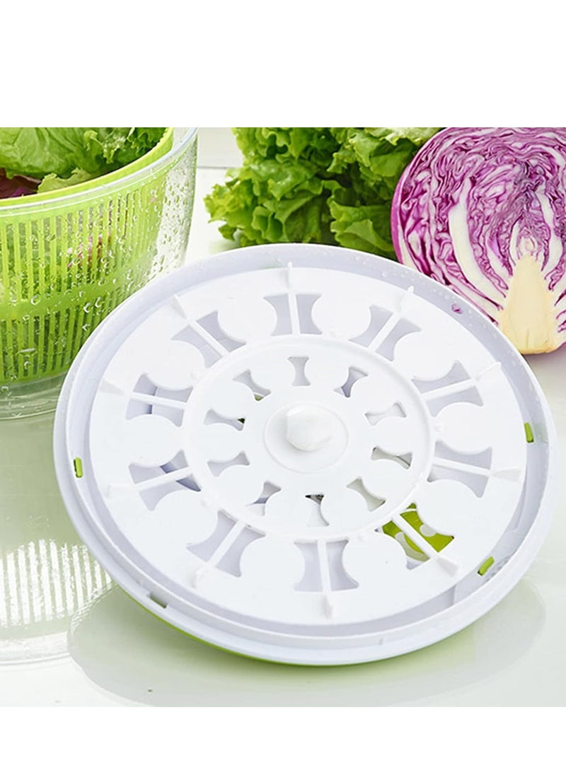 JAJEEK Dryer Salad Spinner 5L – Lettuce Spinner with Lid Lock, Rotary Handle, Quick Dry Off for Vegetables, Quick Food Prep, Kitchen Rotate for Efficient Drying  - Image 4
