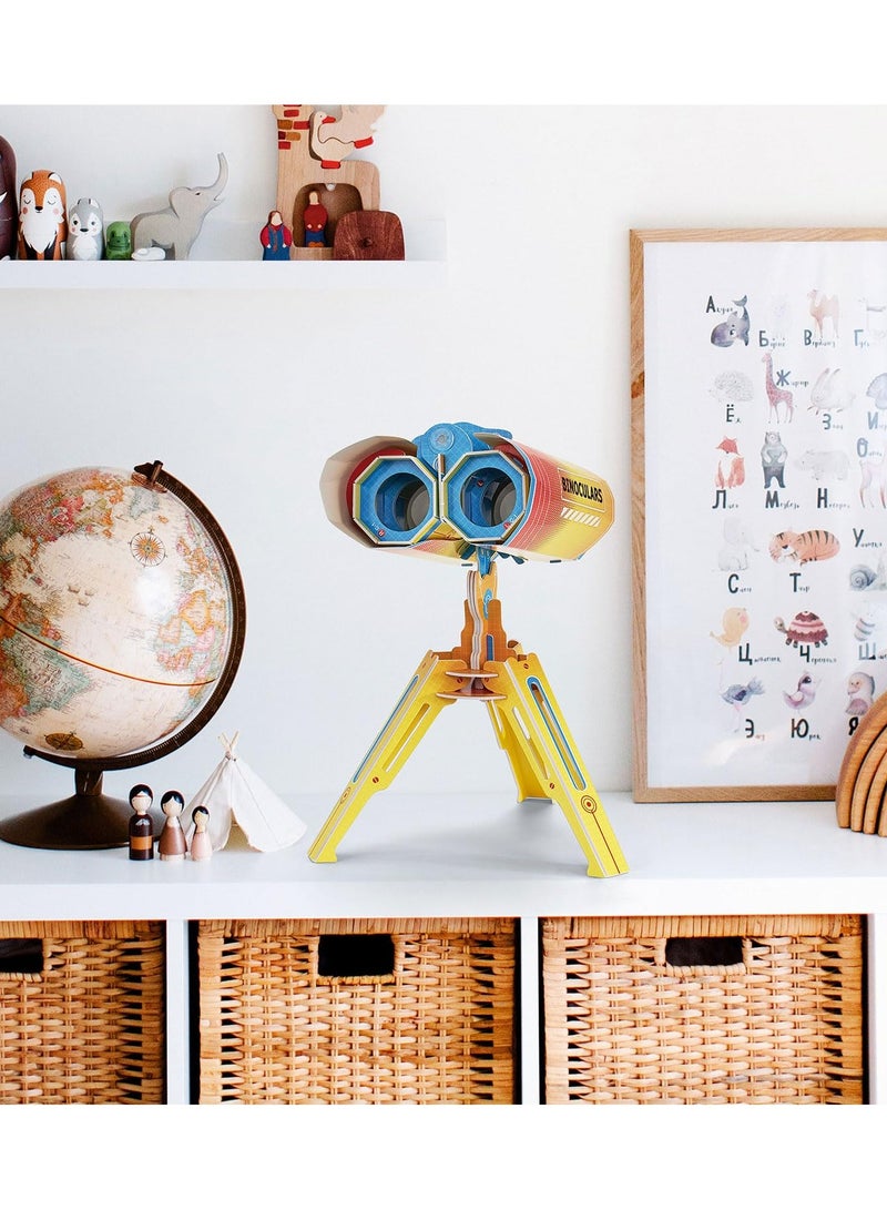 NATIONAL GEOGRAPHIC 3D Telescope Puzzle – 49-Piece DIY Model Kit for Kids and Adults, Tool-Free Assembly, Enhances Patience and Dexterity, Perfect Display Size for Desk Decor  - Image 5