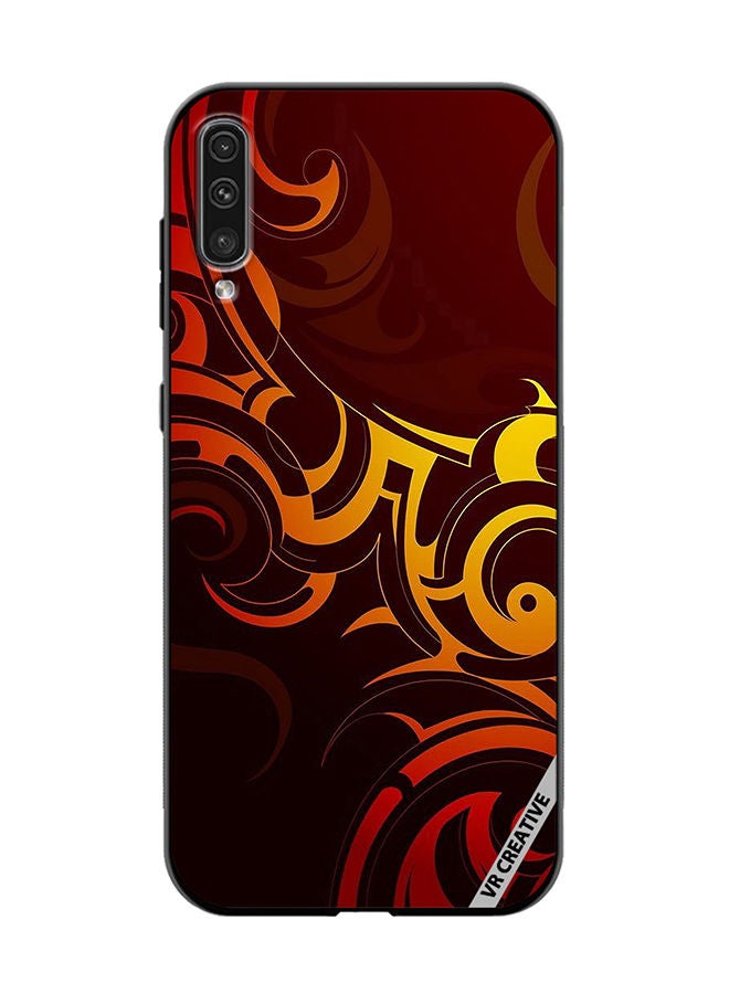 VR CREATIVE Protective Case Cover For Samsung Galaxy A50/A50s Superman Tattoo Background Design Multicolour - Image 1