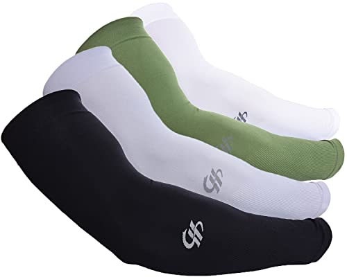 HOPESHINE Arm Sleeves UV Sun Protection Cooling UPF 50+ 4-Pairs for Men Women Cycling, Golf, Outdoor Sports - Image 5