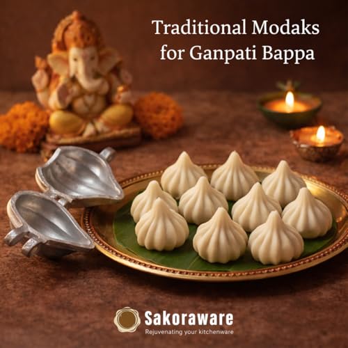 Sakoraware Aluminium Gujiya Karanji Maker | Gujia Mould Cutter Sacha Machine | Dumpling Maker Kitchen Moulds for Festivals (Gujiya Maker) - Image 5