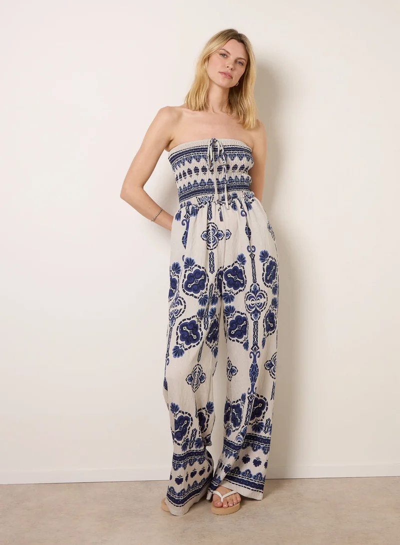 بلو فانيلا Tribal Print Jumpsuit