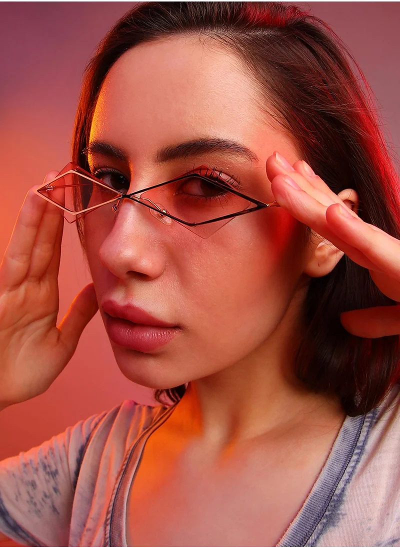 Haute Sauce The Diamond Geometrical Sunglasses