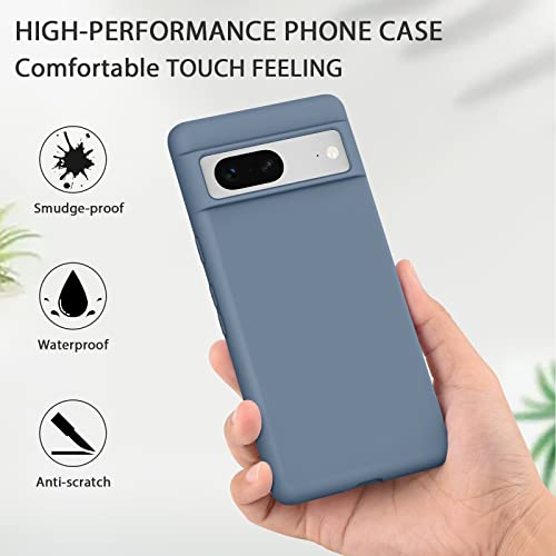 Tobfit Tpu Case For Google Pixel 7, Soft Protective Shockproof Phone Cover, Durable Anti-Scratch Smart Phone Case For Women Men, Blue - Image 4