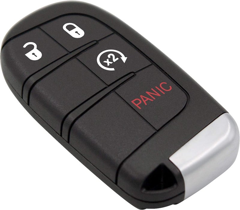 Keyless2Go Replacement for 4 Button Proximity Smart Key for Jeep Renegade M3N-40821302 735636994 - Image 2