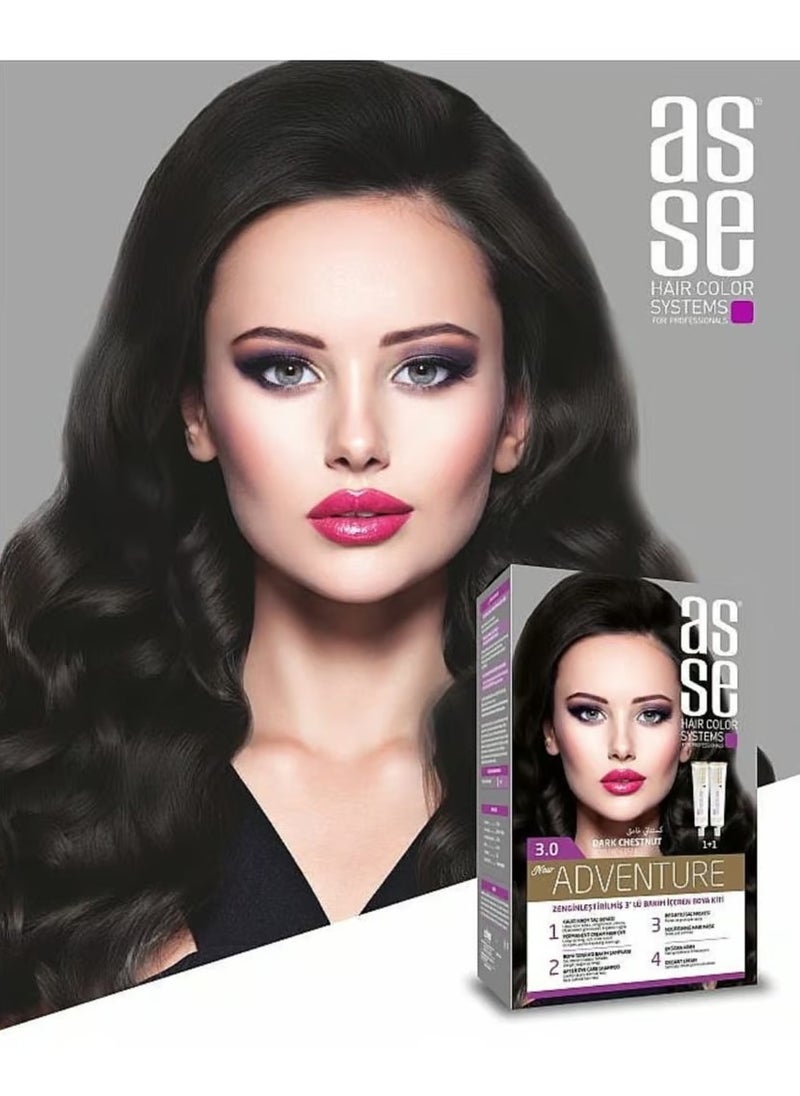 اس سي صبغة شعر تركي كستنائي غامق 3.0  - Image 3