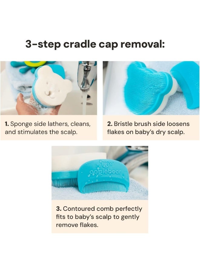 oogiebear Cradle Cap Brush Kit for Babies - Image 4