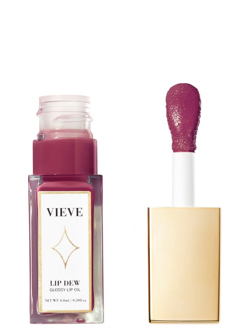 VIEVE Lip Dew Glossy Lip Oil , Cherry 6ml - Image 2