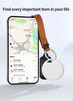 Generic Smart Tag (Cheap alternative of Airtag), Works with Apple Find My (iOS Only), Bluetooth Finder, Tractor, Keys Finder And Item Locator for Child, Elders, Pets, Keys, Bags, Wallets and More. Blue  - Image 3
