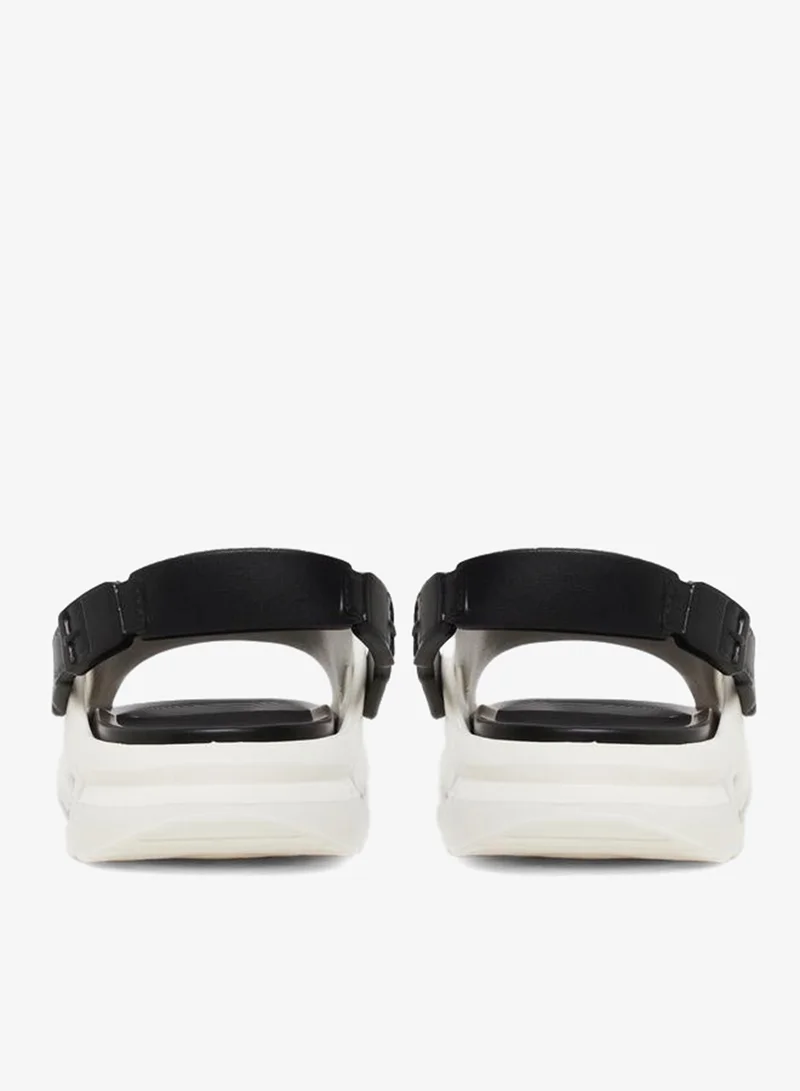 Styli White Cut-Out Detail Back Strap Comfort Sandals for Men | Best Price UAE