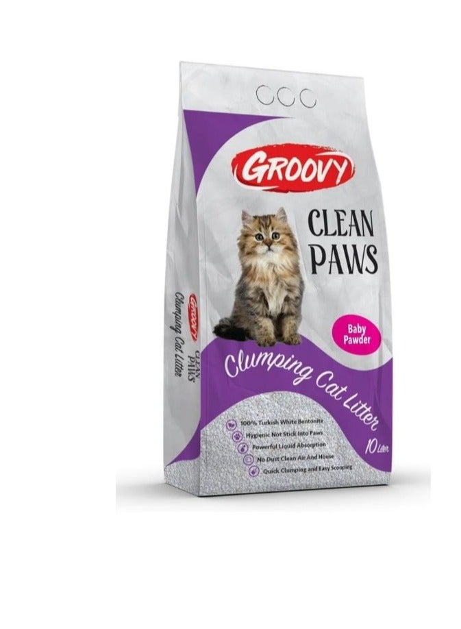 Groovy groovy cat litter baby pawder 10L