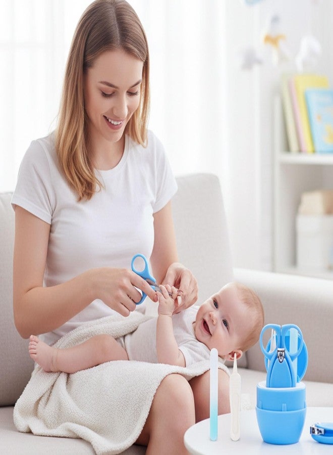 SYGA Baby, Infant and Toddler Grooming Kit with Scissors - Unique Baby Shower Gift for Girls and Boys (Blue) - Image 2