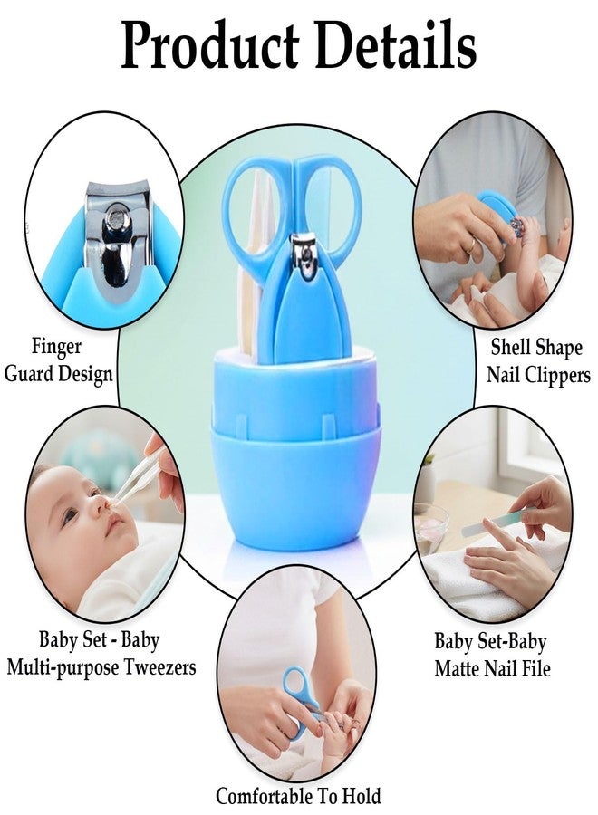 SYGA Baby, Infant and Toddler Grooming Kit with Scissors - Unique Baby Shower Gift for Girls and Boys (Blue) - Image 4