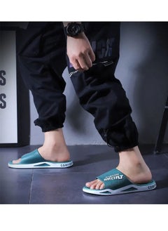 ZCM-HAPPY Unisex Shower Slippers Men Women Non-Slip Flat Sandals Suitable for Outdoor or Indoor or Bathroom Use  - Image 2