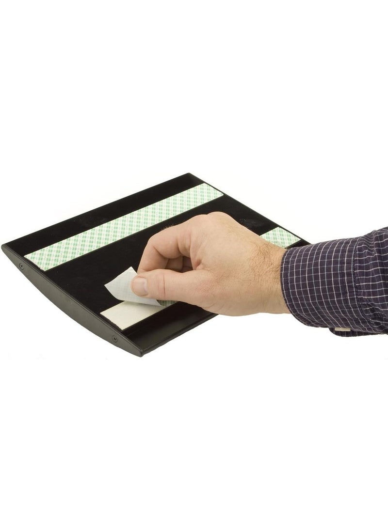Displays2go Displays2go WCSBK85S6 Office Wall Directory Signs 7 Panels Adhesive Install with Snap Out Lens  - Image 3
