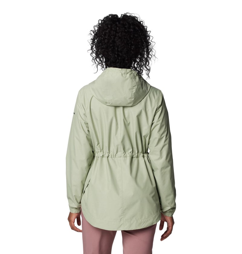 Columbia Womens Lillian Ridge II Waterproof Rain Jacket, Safari, Large - Image 2